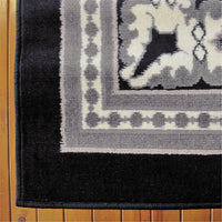 RUBY - 6334 Black Rug