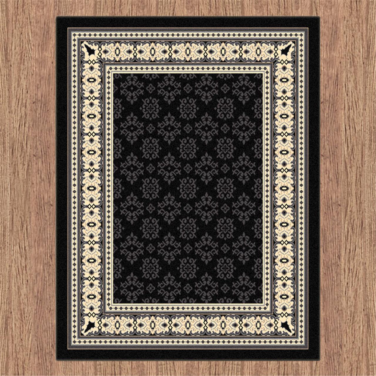 RUBY - 6334 Black Rug