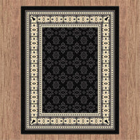RUBY - 6334 Black Rug