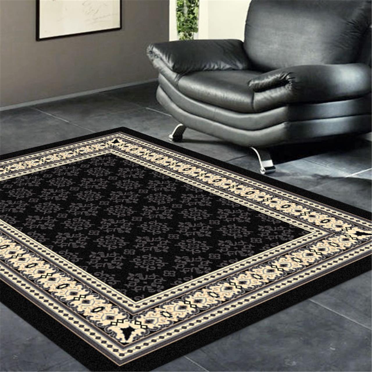 RUBY - 6334 Black Rug