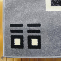 RUBY - 6336 Black Rug