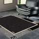RUBY - 6336 Black Rug