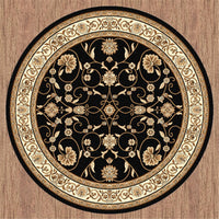 REGAL - 8001 Black Rug
