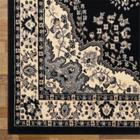 RUBY - 3104 Black Rug