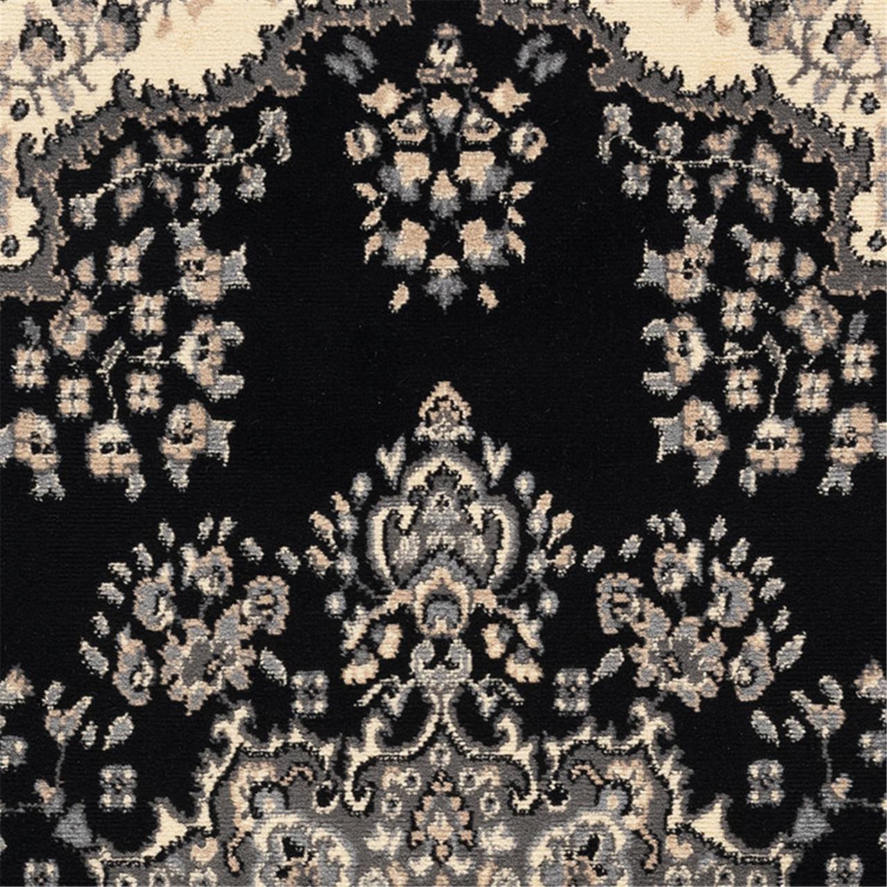 RUBY - 3104 Black Rug