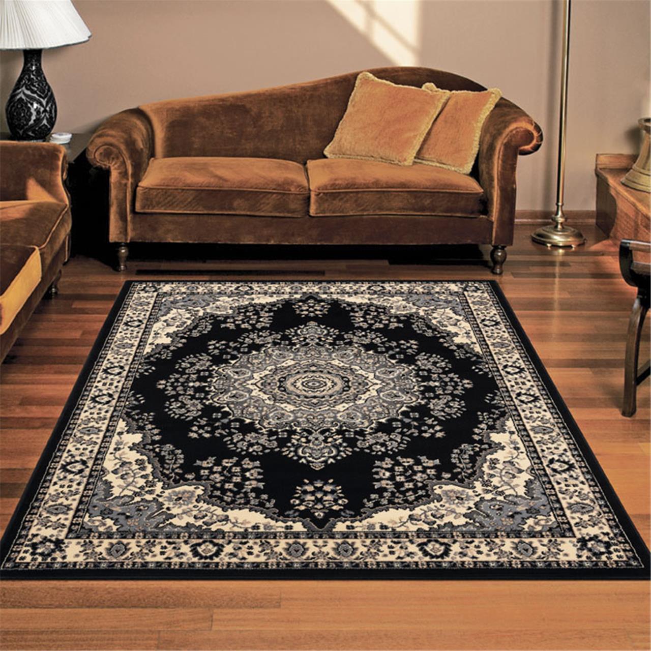 RUBY - 3104 Black Rug