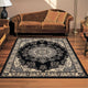 RUBY - 3104 Black Rug