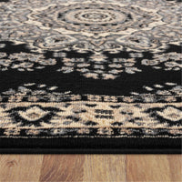 RUBY - 3104 Black Rug