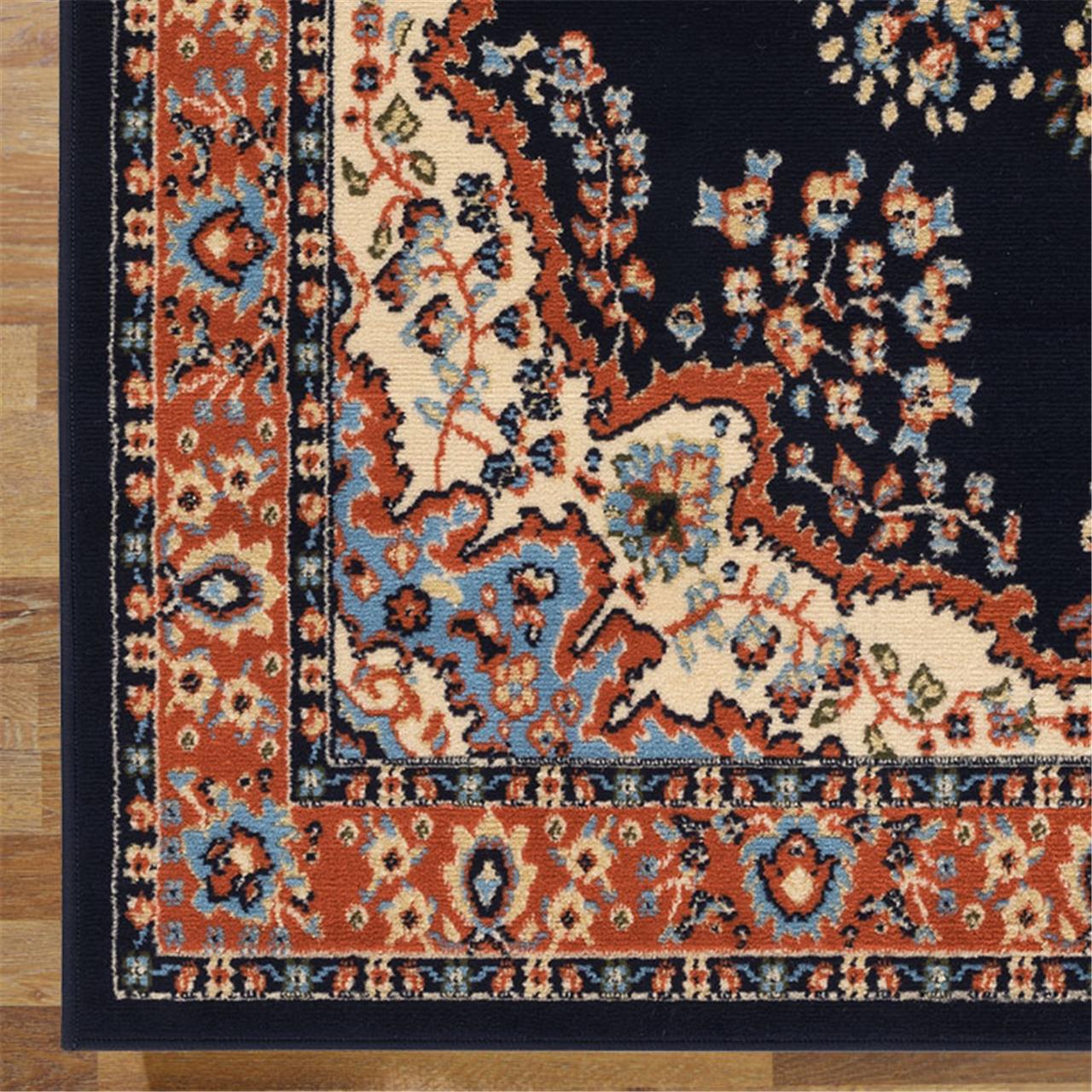 RUBY - 3104 Navy Rug