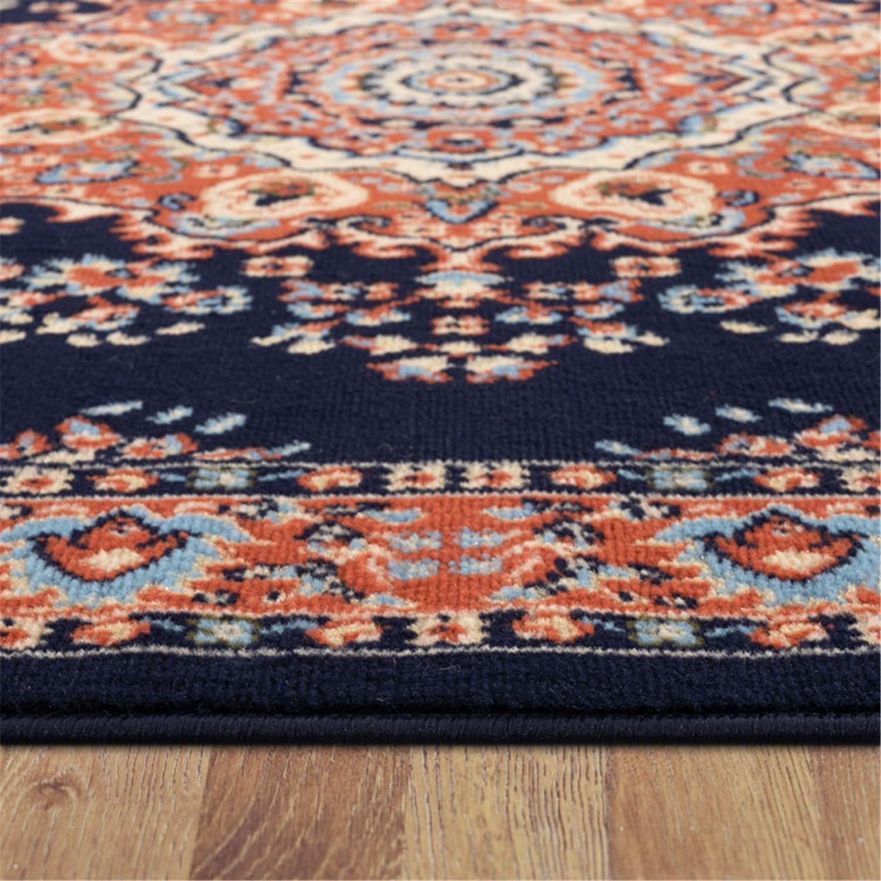 RUBY - 3104 Navy Rug