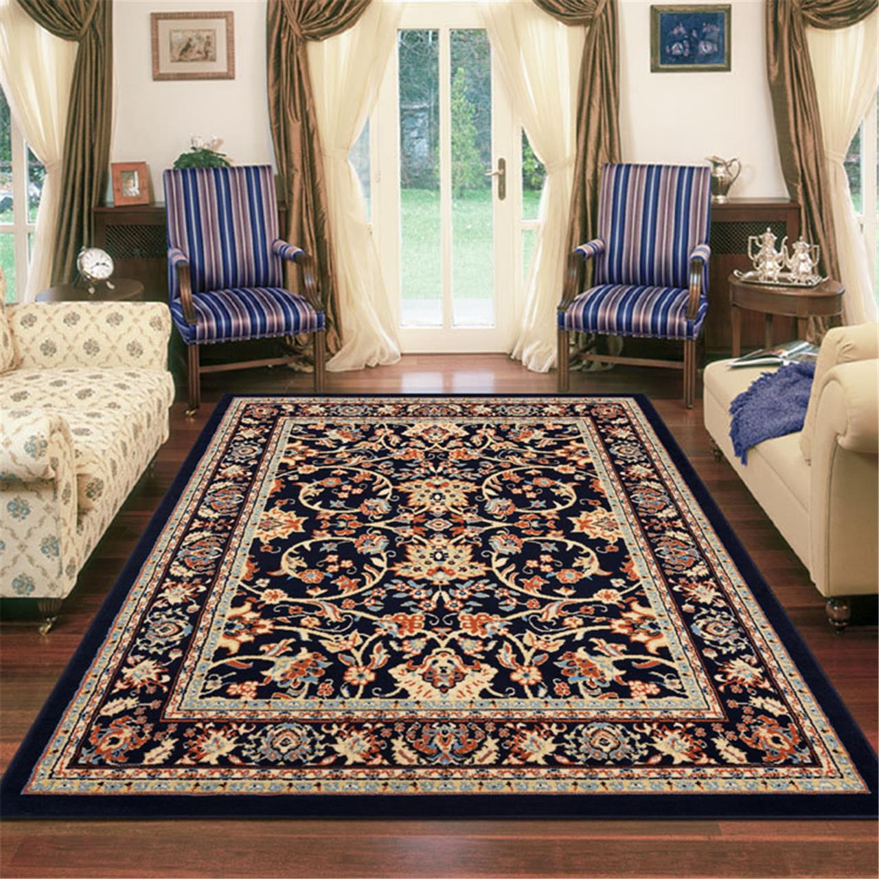 RUBY - 6333 Navy Rug