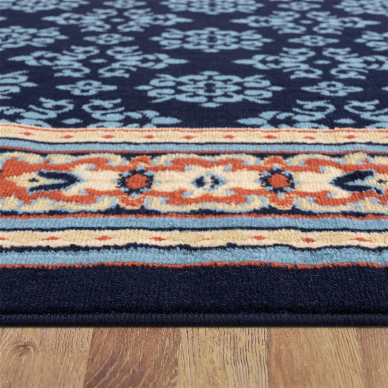 RUBY - 6334 Navy Rug