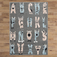 SMARTKIDZ 3330 - Grey Rug