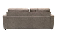 Versatile sofa bed lounge with wide-track arms, queen-size foam mattress, and a sleek bi-fold design for small spaces.