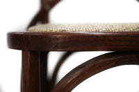 Cross Back Chair with durable timber and fully assembled, set in a cozy dining room.