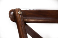 Barista Cross Back Chair with timeless style and solid construction, set in a chic kitchen.