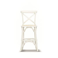 BARISTA Bar Stool Seat Height 66Cm - White