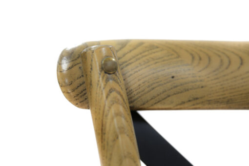 Cross Metal Back Dining Chair