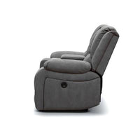 Marine Captain Lounge 2-Seater (Electric) with solid wood frame and foam, set in a luxurious lounge.