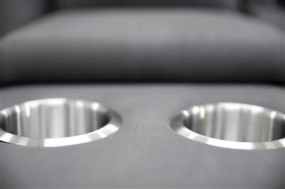 Jet Captain Lounge 2-Seater (Electric) with center console and pocket springs, in a trendy living area.