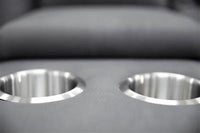 Jet Captain Lounge 2-Seater (Electric) with center console and pocket springs, in a trendy living area.