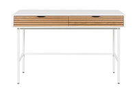 LINE WORK DESK 120X50X80CM-OAK/WHITE