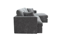 Slate Brody Fab 2.5 Seater with RHF Chaise, modern design with pocket springs, in a trendy lounge area.