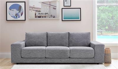 Fog Kingston Sofa with galvanized steel frame and polyester fabric, in a contemporary living area.