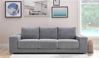 Fog Kingston Sofa with galvanized steel frame and polyester fabric, in a contemporary living area.