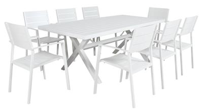 ISLE OUTDOOR DINING TABLE 200X100X74CM