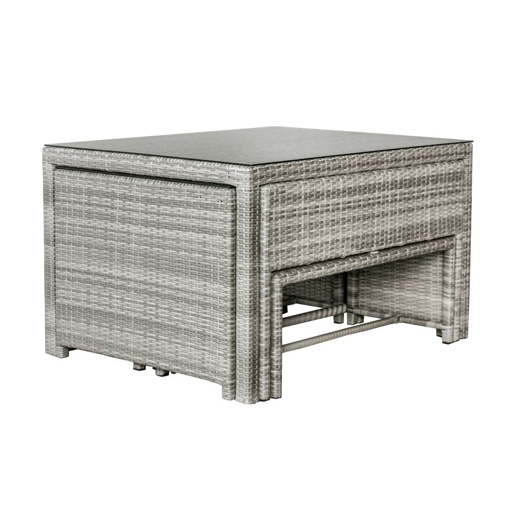 Monte Outdoor 6PC Nested Dining Bench