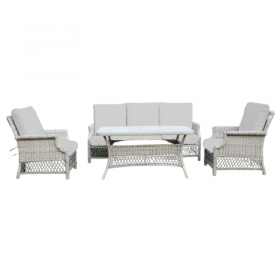 Poland Outdoor 4pc Mid Height Dining Set
