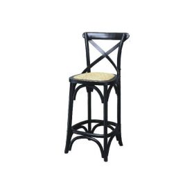 Barista Bar Stool Seat Height 66cm - Black