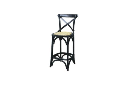Barista Bar Stool Seat Height 66cm - Black