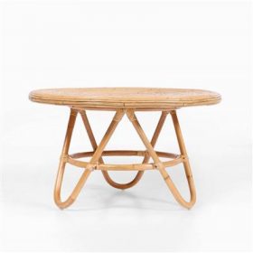 Azure Coffee Table Dia81x48cm- Natural