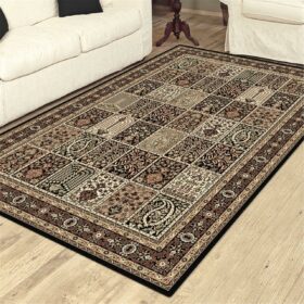 Palace 7654 Black Rug