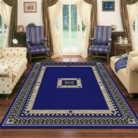 REGAL Dark Blue Rug- 8002