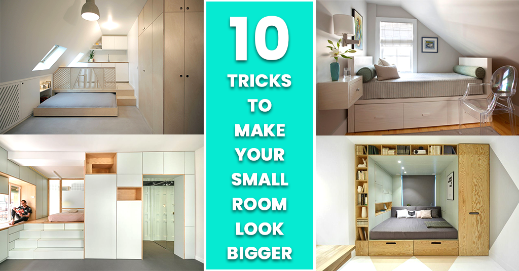 HOW TO MAKE YOUR SMALL SPACE LOOK BIGGER