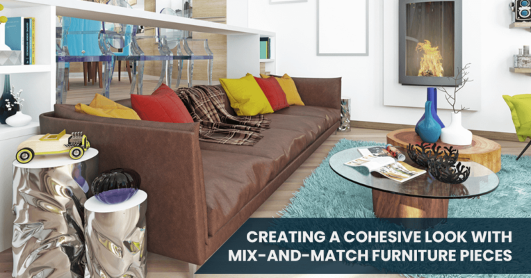 Mixing furniture styles from Half Price Furniture
