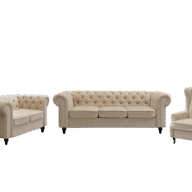 Toronto Velvet Fabric Lounge